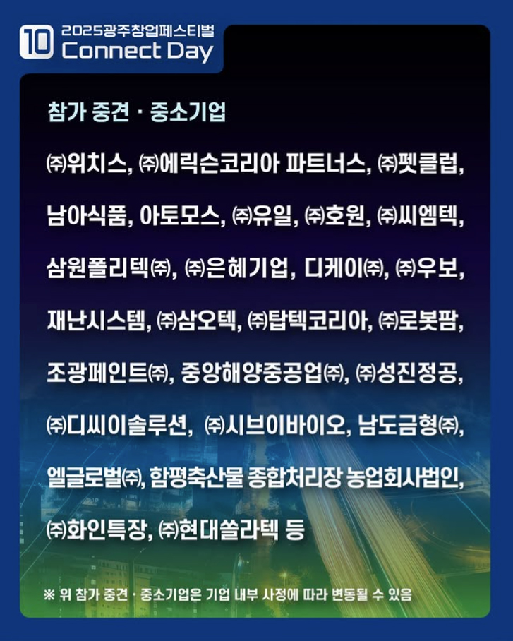 2025 중견·중소기업 오픈이노베이션 밋업데이